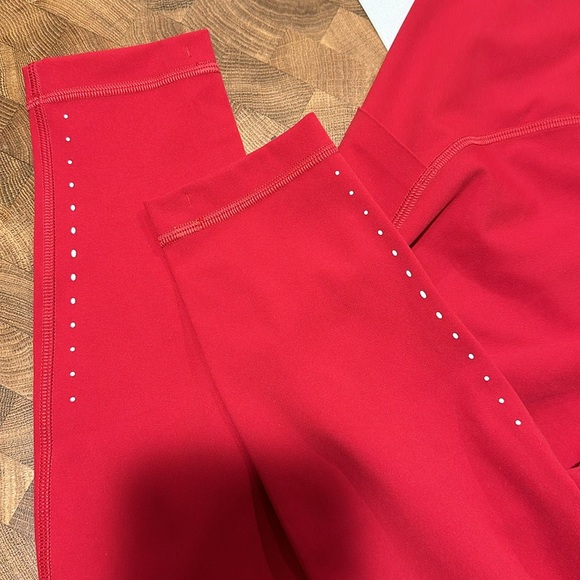 Lululemon Women Swift Speed High Rise Tight 28” Dark Red size 10 New - Picture 7 of 8
